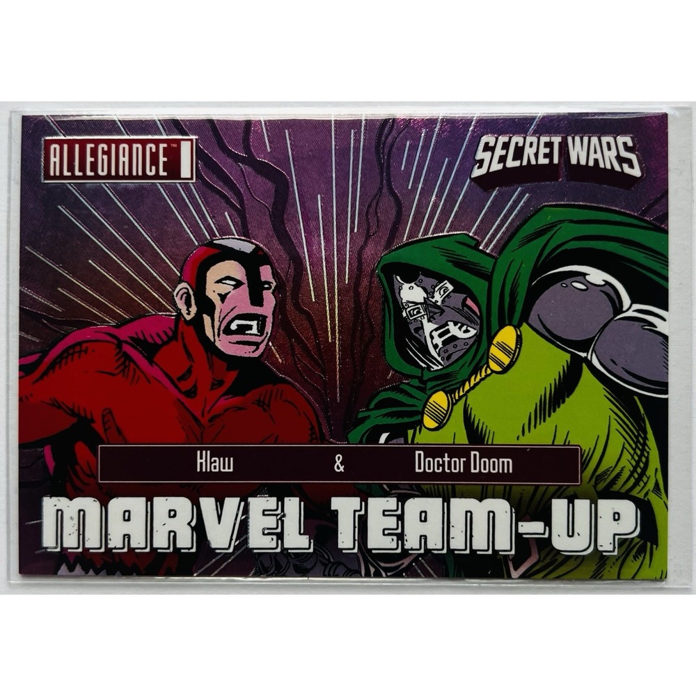 2024 Upper Deck Marvel Secret‎ Wars Team-Up Klaw & Doctor Doom TU-2 Card